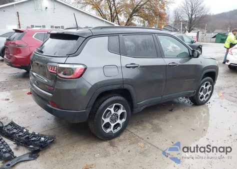 2022 Jeep Compass Trailhawk 4X4 из США, поврежденный, VIN 3C4NJDDB4NT208978